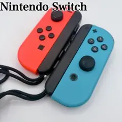 Nintendo Switch 純正ジョイコン ストラップ付 レッド ブルー