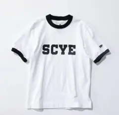 【タグ付き】Scye Basics ロゴプリントリンガーTシャツのサムネイル