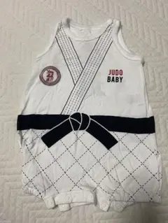 道着風ロンパース　柔道　80cm