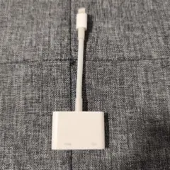 【純正】Apple Lightning Digital AVアダプタ A1438のサムネイル