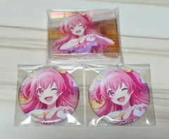 プロセカ 桃井愛莉 グリッター缶バッジ ノーブルアート