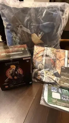 キングダムハーツ一番くじ ラストワン・B賞・C賞セット+おまけ付き ロクサス