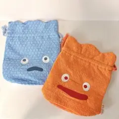 ジブリ - 特大ヒンぬいぐるみ　カルシファー巾着セット ヒン ぬいぐるみ他⭐︎4点セット⭐︎カルシファー巾着付
