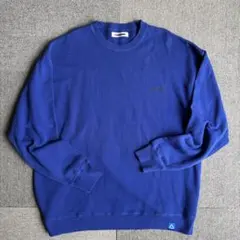 tentative スウェット トレーナー ブルー 青 L ビッグシルエット