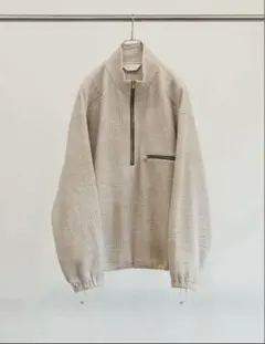 【やす様】ANCELLM 24AW HALF ZIP SWEAT SHIRT ANCELLM 24AW HALF ZIP SWEAT SHIRTアンセルム ジップシャツ