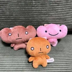 こげぱんマスコット　3個 サンエックス こげぱん マスコット バンダイナムコ ぬいぐるみ 3種