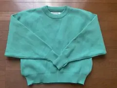 ローガンニッティングミルズ ニット セーター レディース グリーン