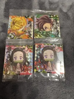 鬼滅の刃　ウエハースシール　我妻善逸　竈門ねず子　炭治郎　鬼滅1-19 未開封品