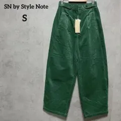 新品　SN by Style Note ベルメゾン　コーデュロイワイドパンツ　S
