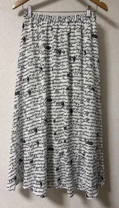 ScoLar　スカラー　スカート　文字・ネコ柄のサムネイル