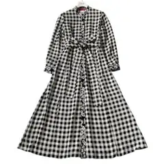 MaxMaraマックスマーラ ロングワンピース マキシ丈 総柄 フレア A