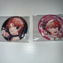 にじさんじ　ぎゃうるふ　赤城ウェン　缶バッジ