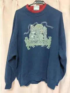 90年代　MORNIN SUN 猫　スウェット　トレーナー