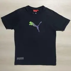 00's PUMA Logo Print Raglan S/S Tee Y2K