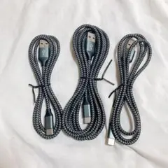 ❣️3本セット❣️USB Type C ケーブル 1m/1m/2m】