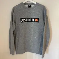 限定完売！ナイキJUST DO IT ロゴトレーナーXL/NIKEグレー