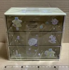 ポムポムプリン　チェスト　3段引き出し　小物入れ　収納　サンリオ