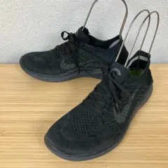 【希少】NIKE ナイキ フリー ラン フライニット 2018 オールブラック