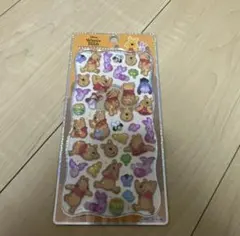 ディズニー　プチドロップステッカー　プーさん