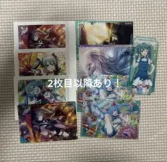 初音ミク 鏡音レン 鏡音リン 韓国 ポップアップ ラキドロ トレカ 