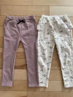裏起毛パンツ2セット 120