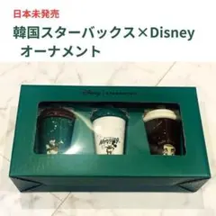 日本未発売　韓国スタバ×ディズニーコラボ　オーナメント
