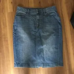ユニクロ デニムタイトスカート デニムスカート