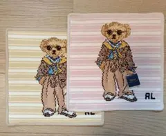 POLO RALPH LAUREN ハンカチ 2枚セット　シェニール織