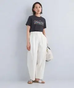 イージーカーブパンツ　オフホワイト