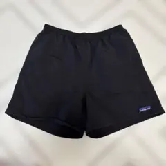 【メンズ】patagonia ショートパンツ S ブラック　バギーズ5インチ