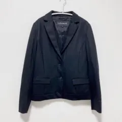 【美品】LOUNIE 羊毛100％ 訂製 西裝外套 黑色