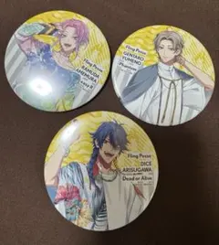 ヒプノシスマイク EW03 缶バッジ ポッセ 飴村乱数 夢野幻太郎 有栖川帝統