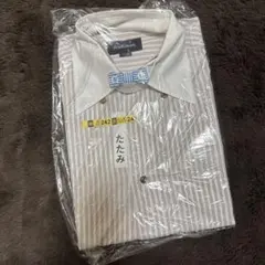 NEWYORKER ブラウン　ストライプワイシャツ