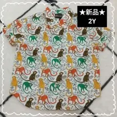 ⭐️新品⭐️タグ付 海外子供服 ジムトンプソン アニマル 半袖シャツ