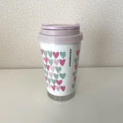 【美品】Starbucks バレンタイン限定 ハート ToGo ロゴ タンブラー