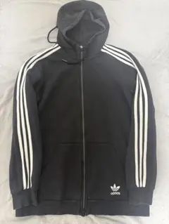 adidas Originals フルジップパーカー ブラックのサムネイル