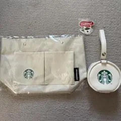 Starbucks 福袋2025 バックインバック　クリアポーチ　ステッカー