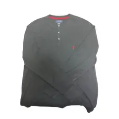 Polo Ralph Lauren 00sブラック ヘンリーネック L