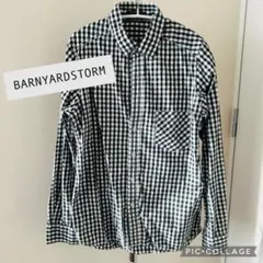 BARNYARDSTORM ギンガムチェック長袖シャツ