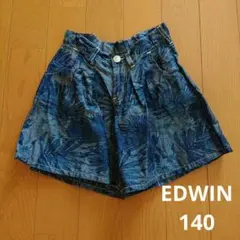 EDWIN ショートパンツ 130 140 デニムパンツ エドウィン 美品