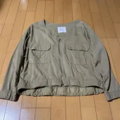 BAYFLOW カーキ ノーカラージャケット
