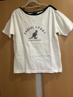 KANGOL カンガルーロゴ 半袖Tシャツ Lサイズ　レディースのサムネイル