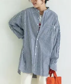 MACOBER ストライプ　シャツ 長袖 マコバ
