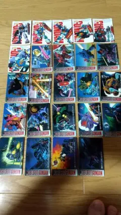 【バンプレスト】リアルガンダムカード ノーマルコンプ24枚セット（箱出し品）