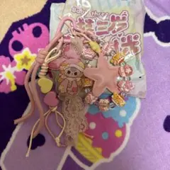 babythree ぬいぐるみ ベイビースリー キーホルダー 手書きビーズ