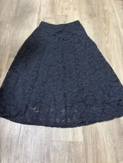 GU レース フレアスカート ブラック Sサイズのサムネイル