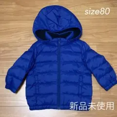 ユニクロ ライトウォームパデットパーカー 中綿ジャケット 80
