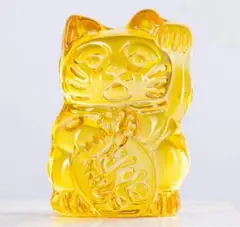 開運アイテム　招き猫　シトリン　水晶　幸運　金運　商売繁盛　置物