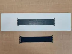 アップルウォッチ 純正バンド アビスブルー ブレイデッドソロループ