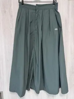 Dickies ニコアンド　コラボ　モスグリーン　フレアスカート　Mサイズ